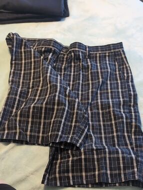 Dickies Blue/Black Plaid Shorts